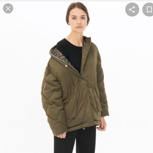 SANDRO Starman Green Short Parka